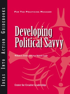 cover image of Developing Political Savvy